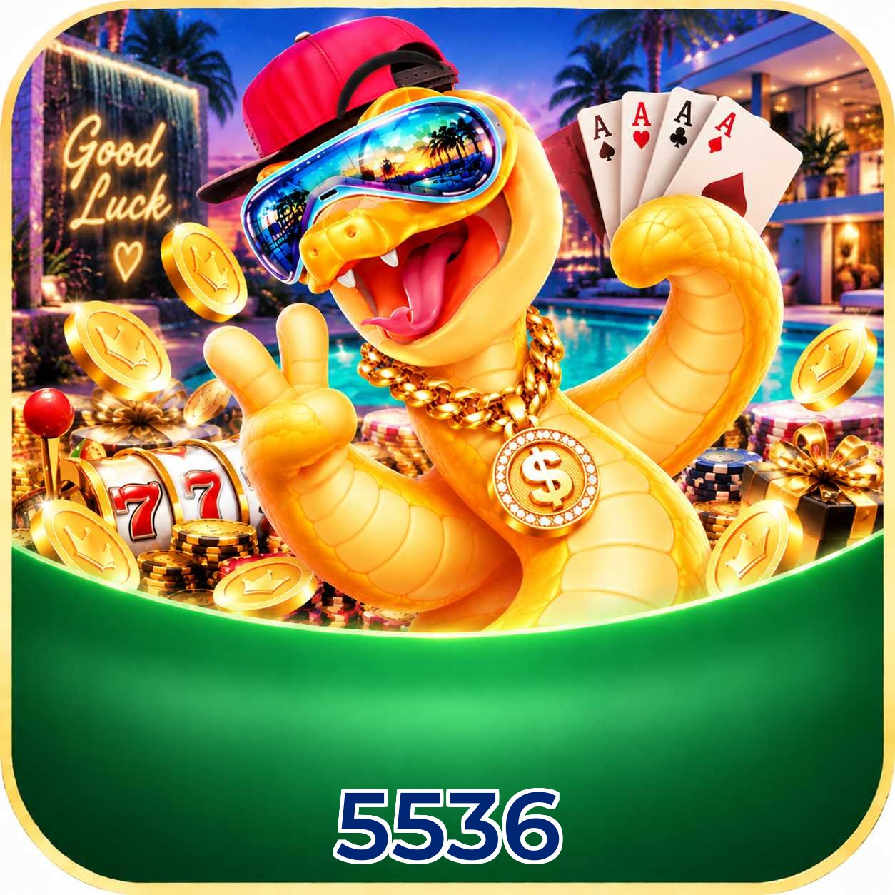 Catálogo de slots da 5536 com RTP médio de 96,52%